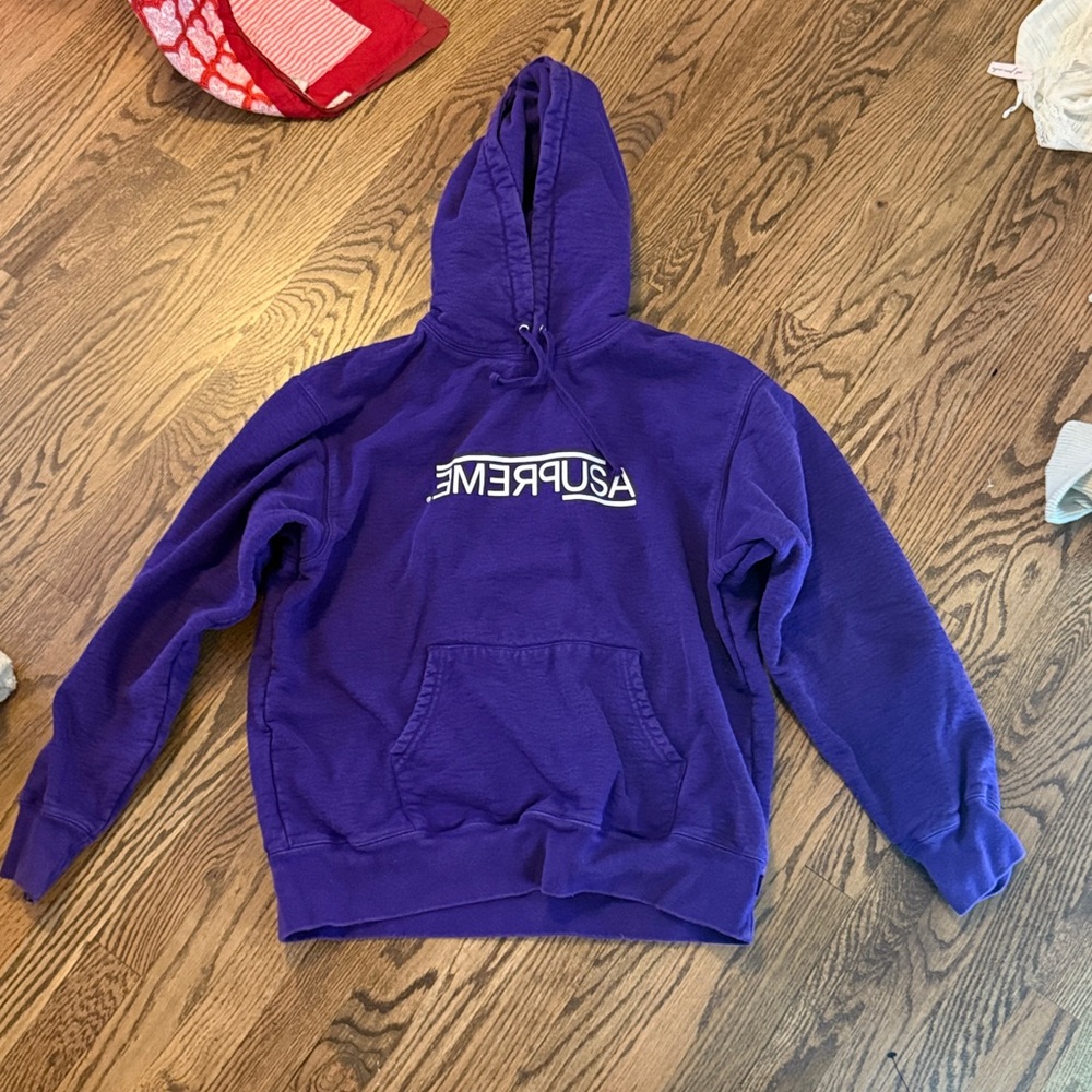 Supreme Kids Deep Purple logo Hoodie